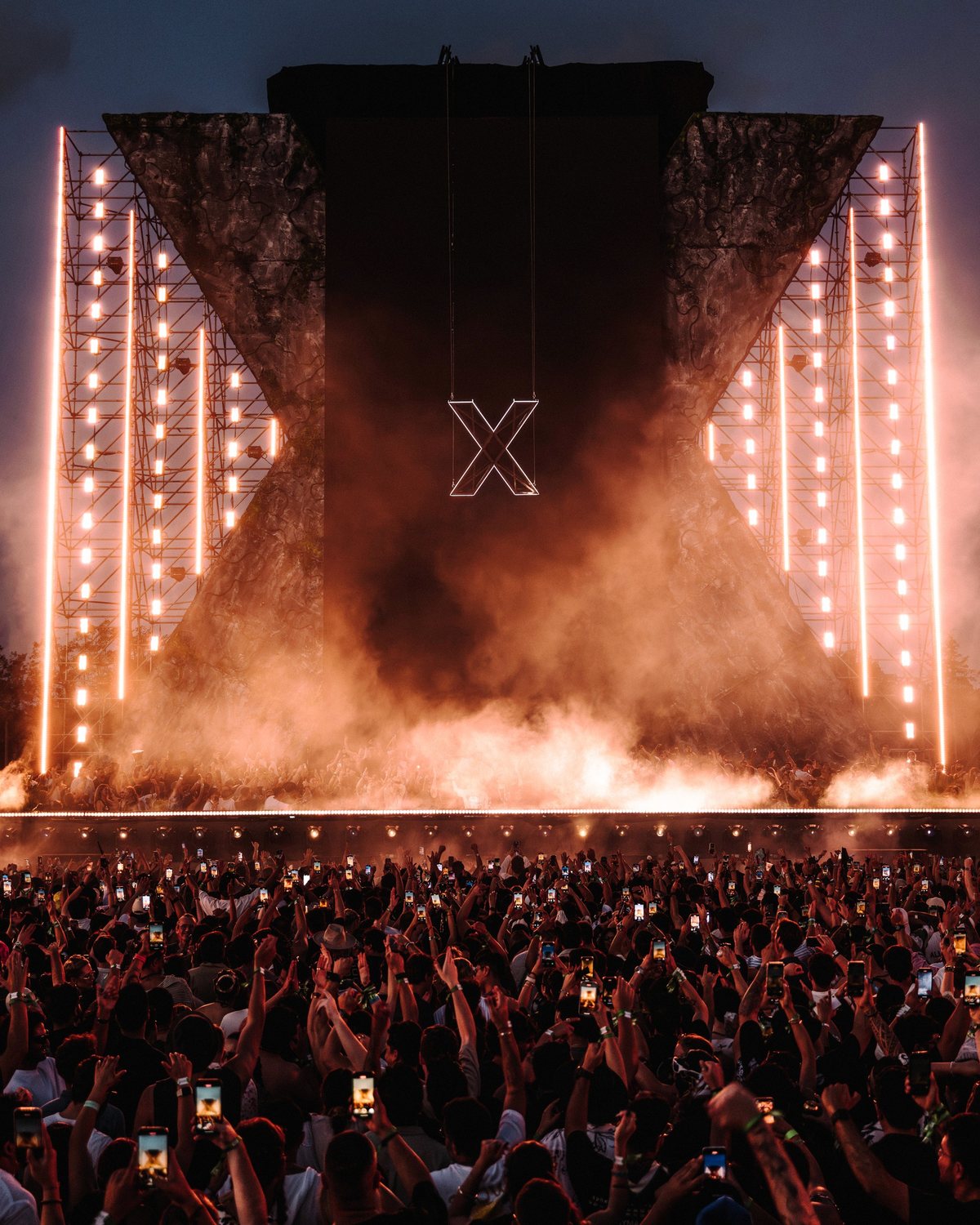 Adriatique’s X stage at Zamna Tulum with the crowd