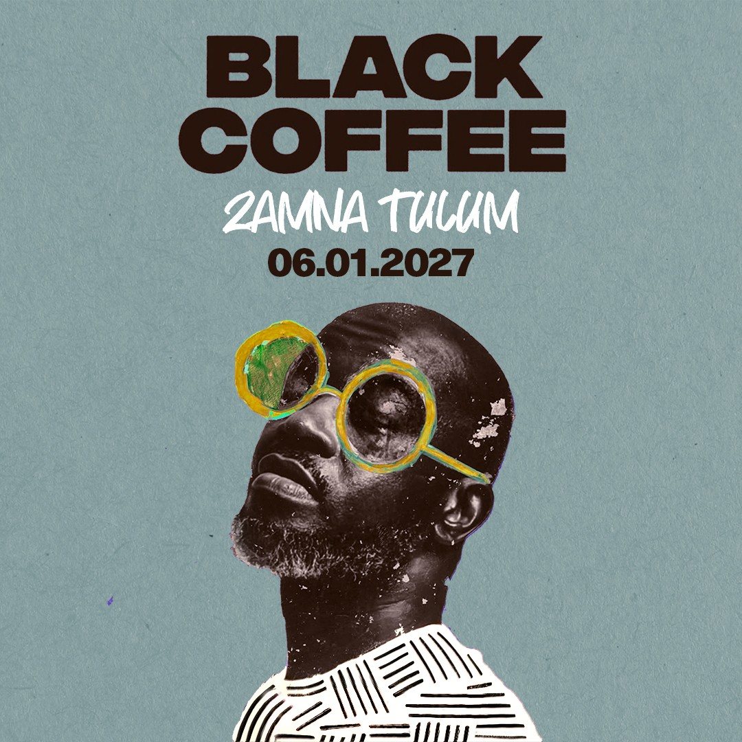 Black Coffee poster for Zamna Tulum, January 6, 2027
